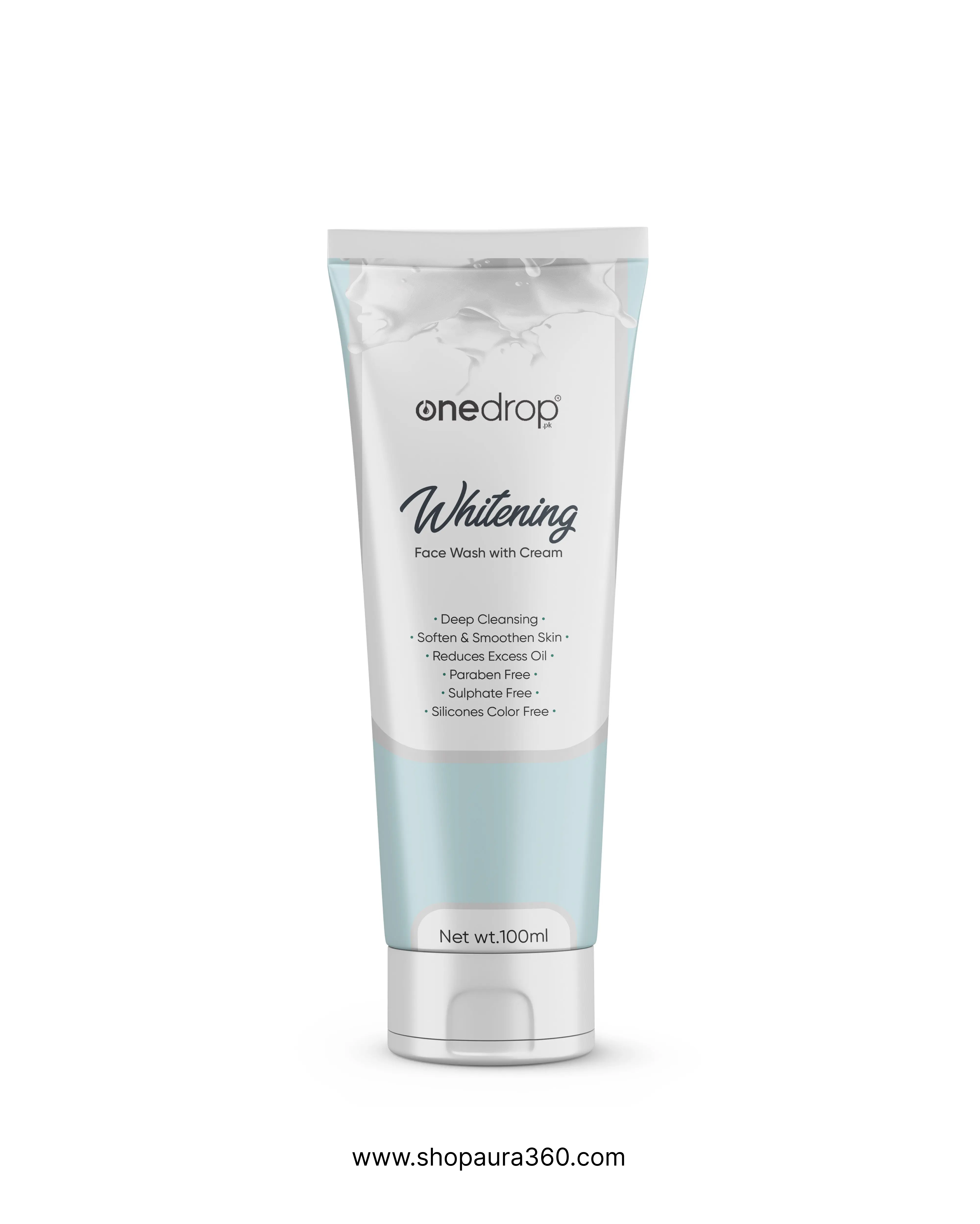 One Drop Whitening Facewash 100ml – 100% Brighter, Clearer, and Radiant Skin