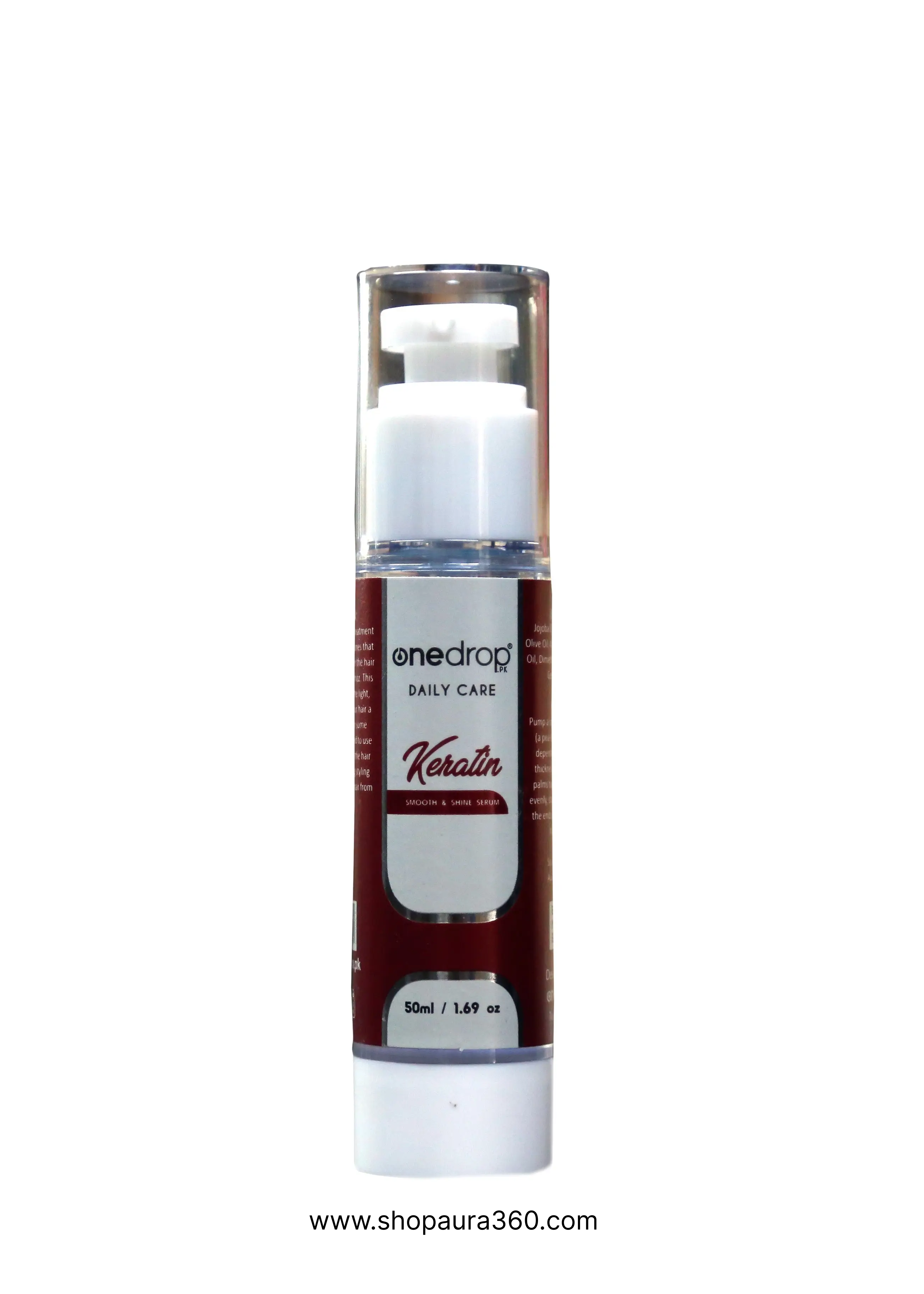 One Drop Keratin Smooth & Shimmer Serum – Frizz Control & Shine (100ml)