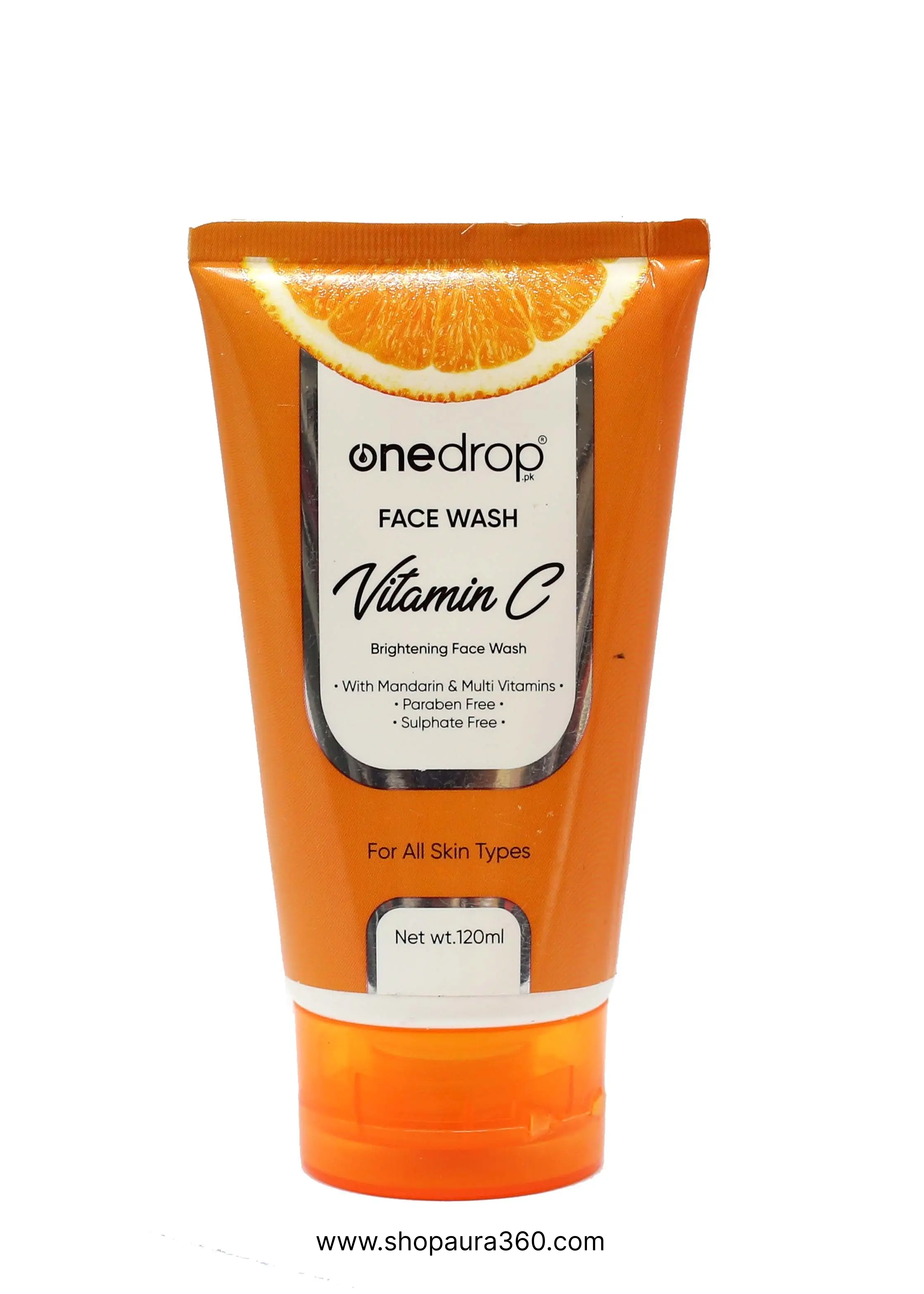 One Drop Vitamin C Facewash 120ml – 100% Radiant, 100% Refreshing Glow