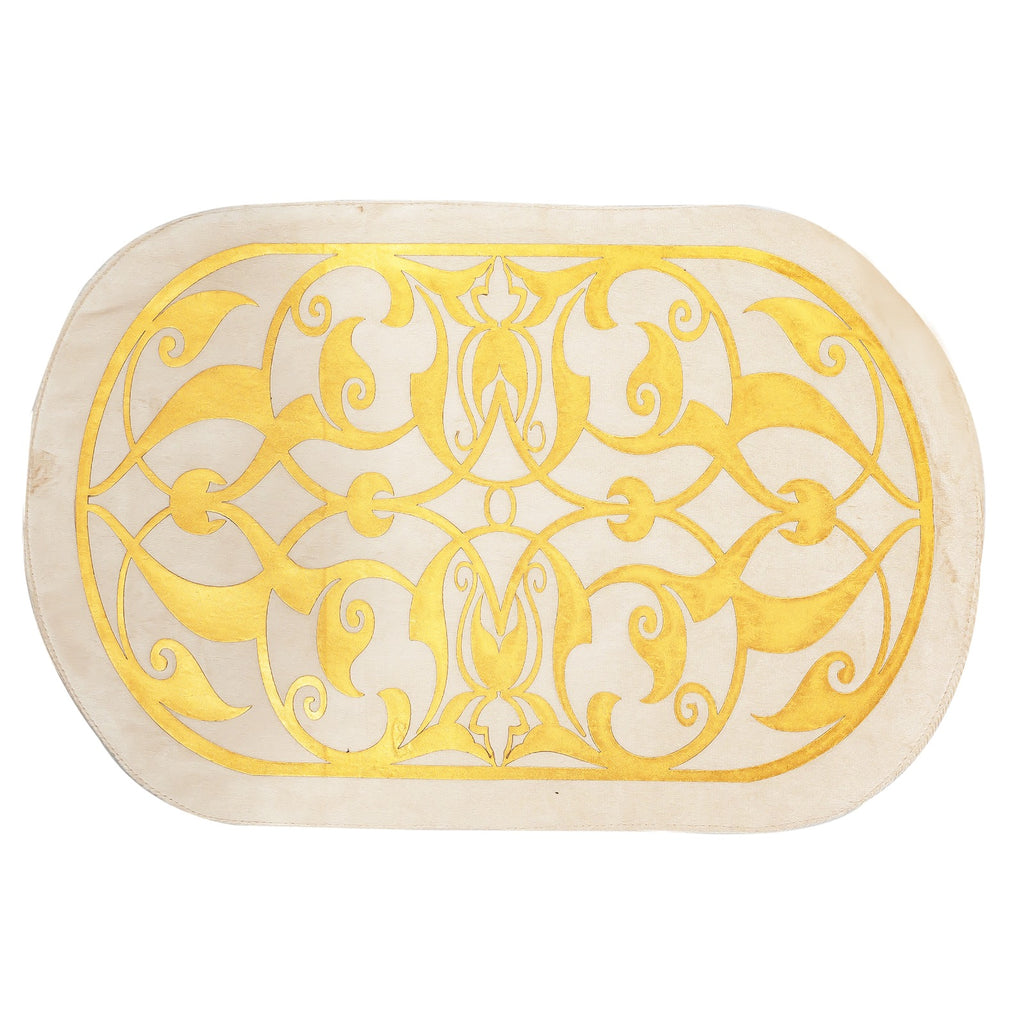 Beige Table Runner for 6 Seater Dining Table