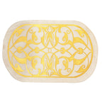 Beige Table Runner for 6 Seater Dining Table