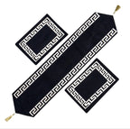 Premium Black Table Runner - Modern Luxury & Elegance