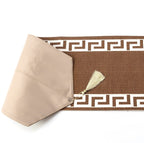 Premium Brown Table Runner - Classic Dining Elegance