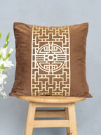Premium Brown Velvet Cushion - Luxury Home Decor