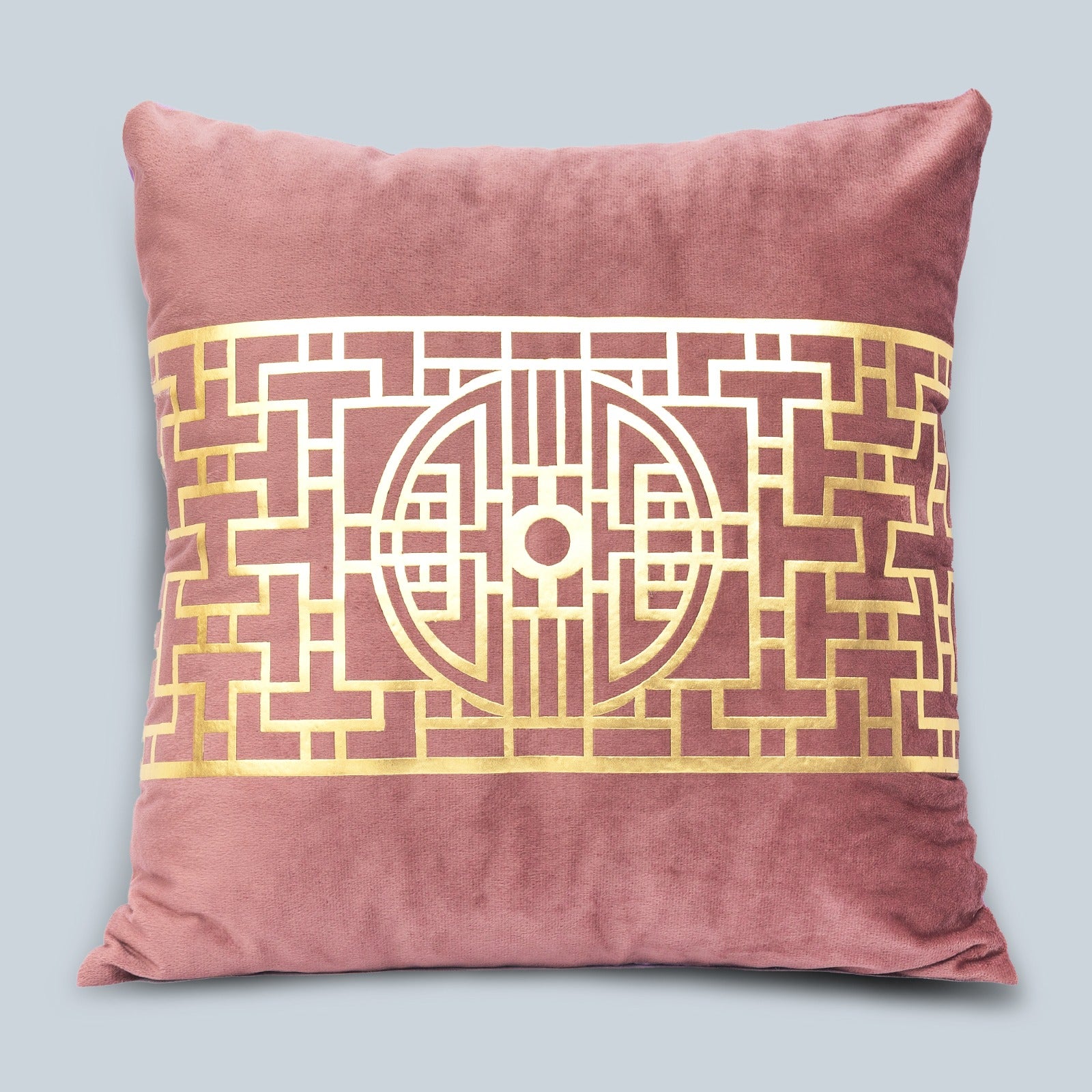 Premium Dusky Pink Velvet Cushion - Luxury Home Decor