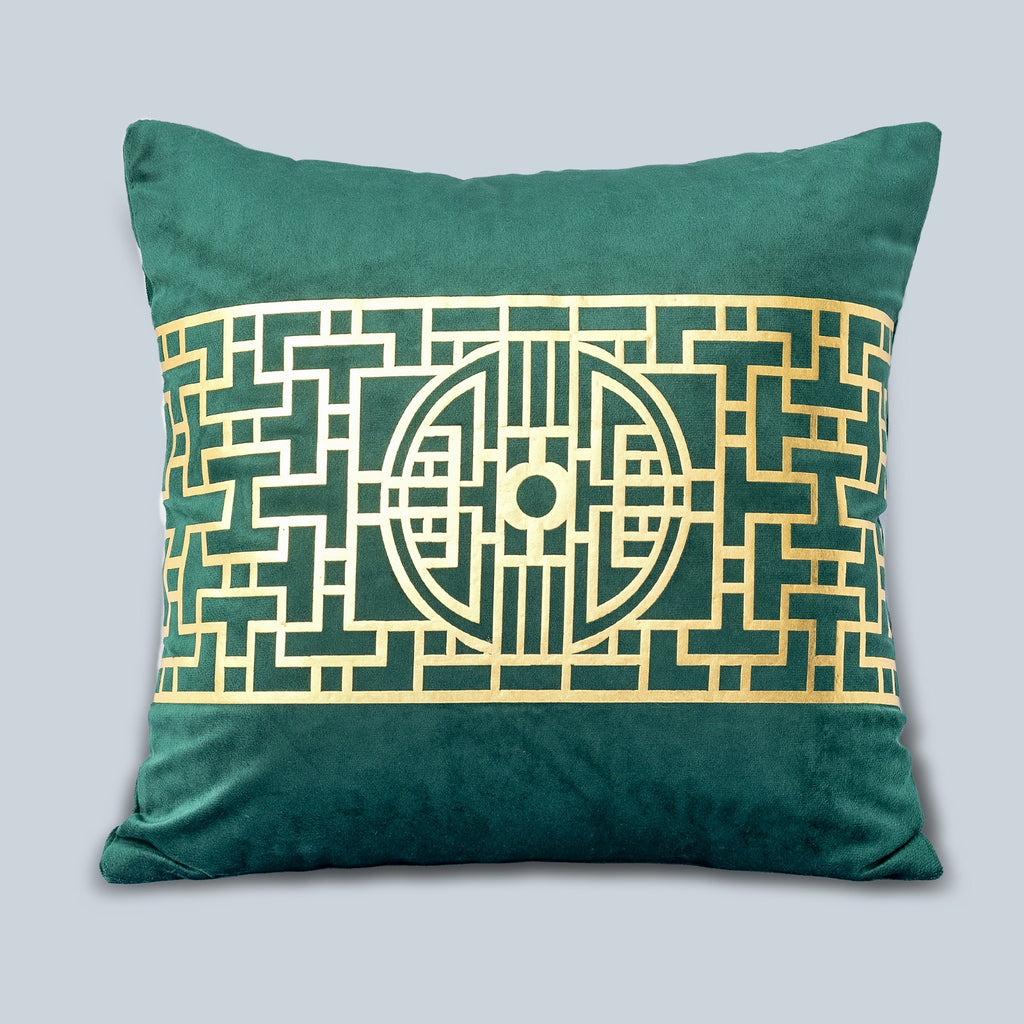 Premium Green Velvet Cushion - Luxury Home Decor