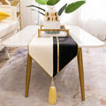 Black Lounge Table Runner - Bold Modern Statement