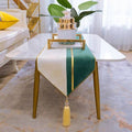 Green Lounge Table Runner - Natural Organic Decor