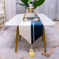 Navy Blue Lounge Table Runner - Sophisticated Style