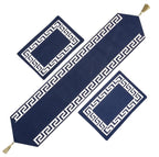 Premium Navy Blue Table Runner - Sophisticated Elegance