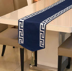 Premium Navy Blue Table Runner - Sophisticated Elegance