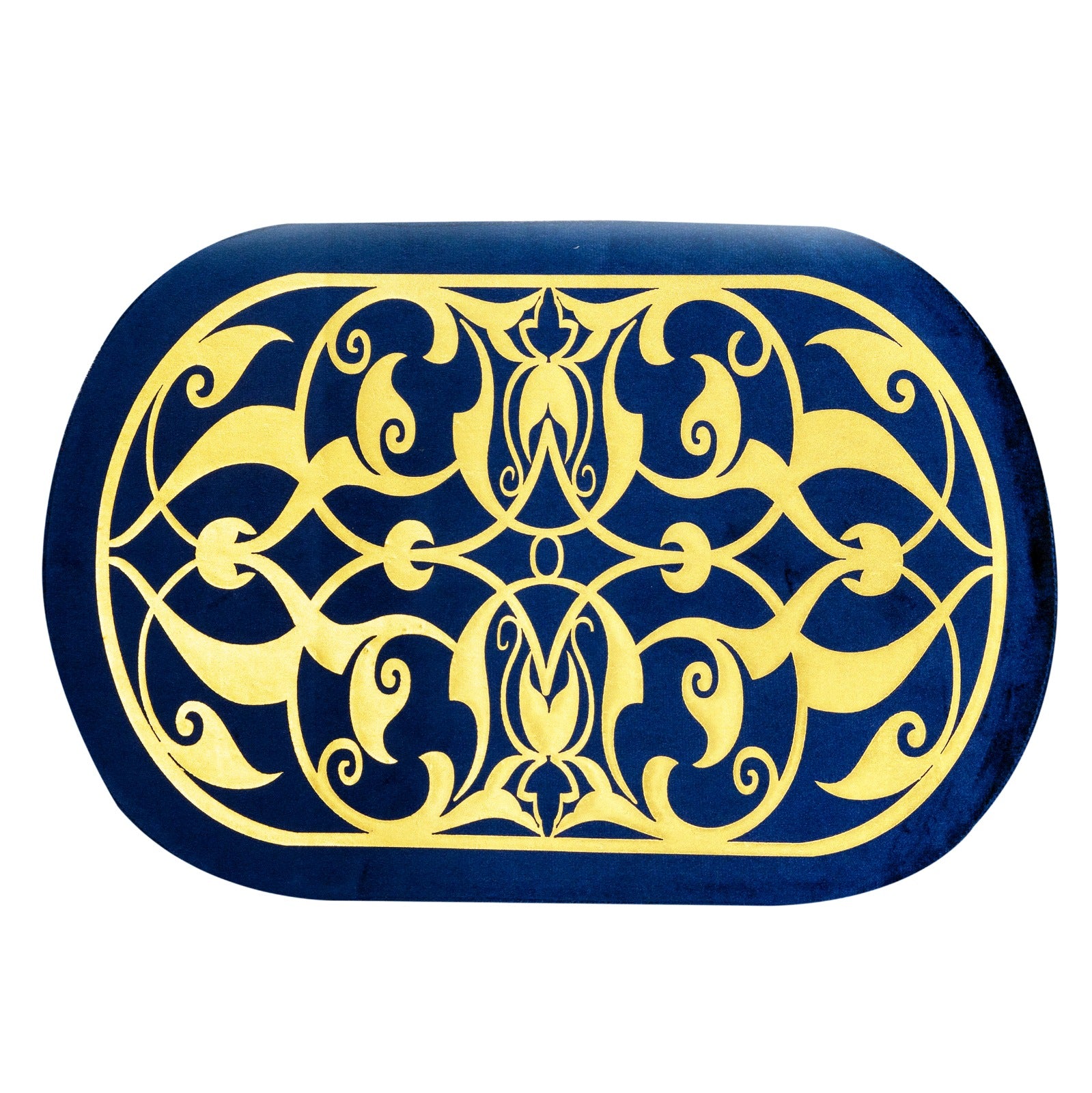 Navy Blue Table Runner for 6 Seater Dining Table